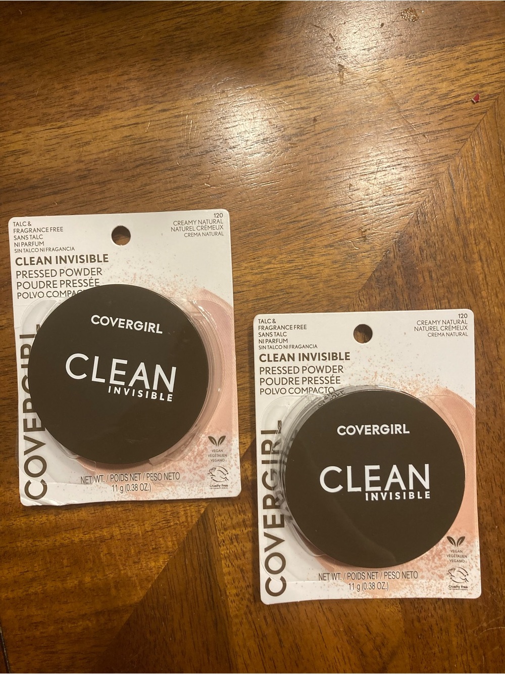 COVERGIRL Clean Invisible Pressed Powder - Creamy Natural (120) Duo